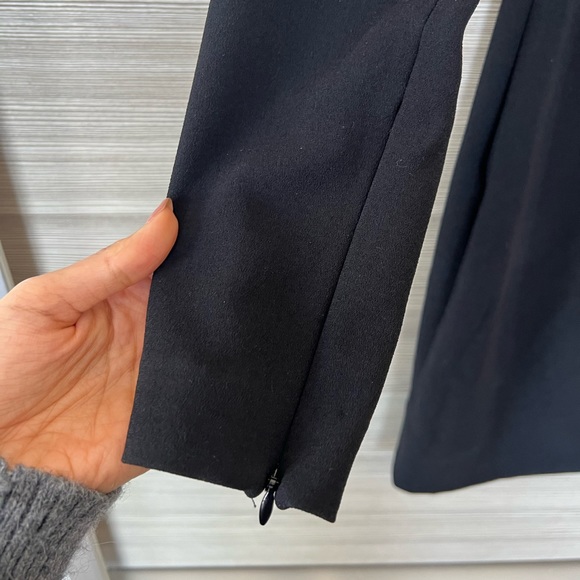 DVF Black Cocktail Dress | Embellished Neck & Back | 0 (NWT) - Picture 10 of 14